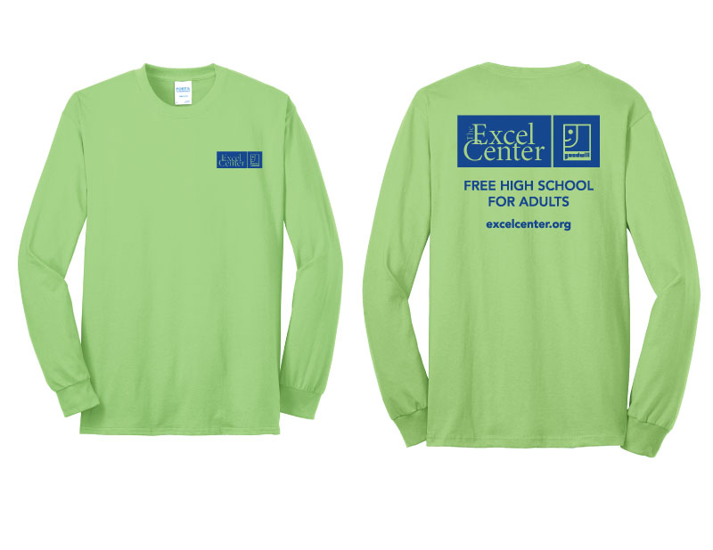 01 - Port & Company ®  Tall Long Sleeve Core Blend Tee. PC55LST