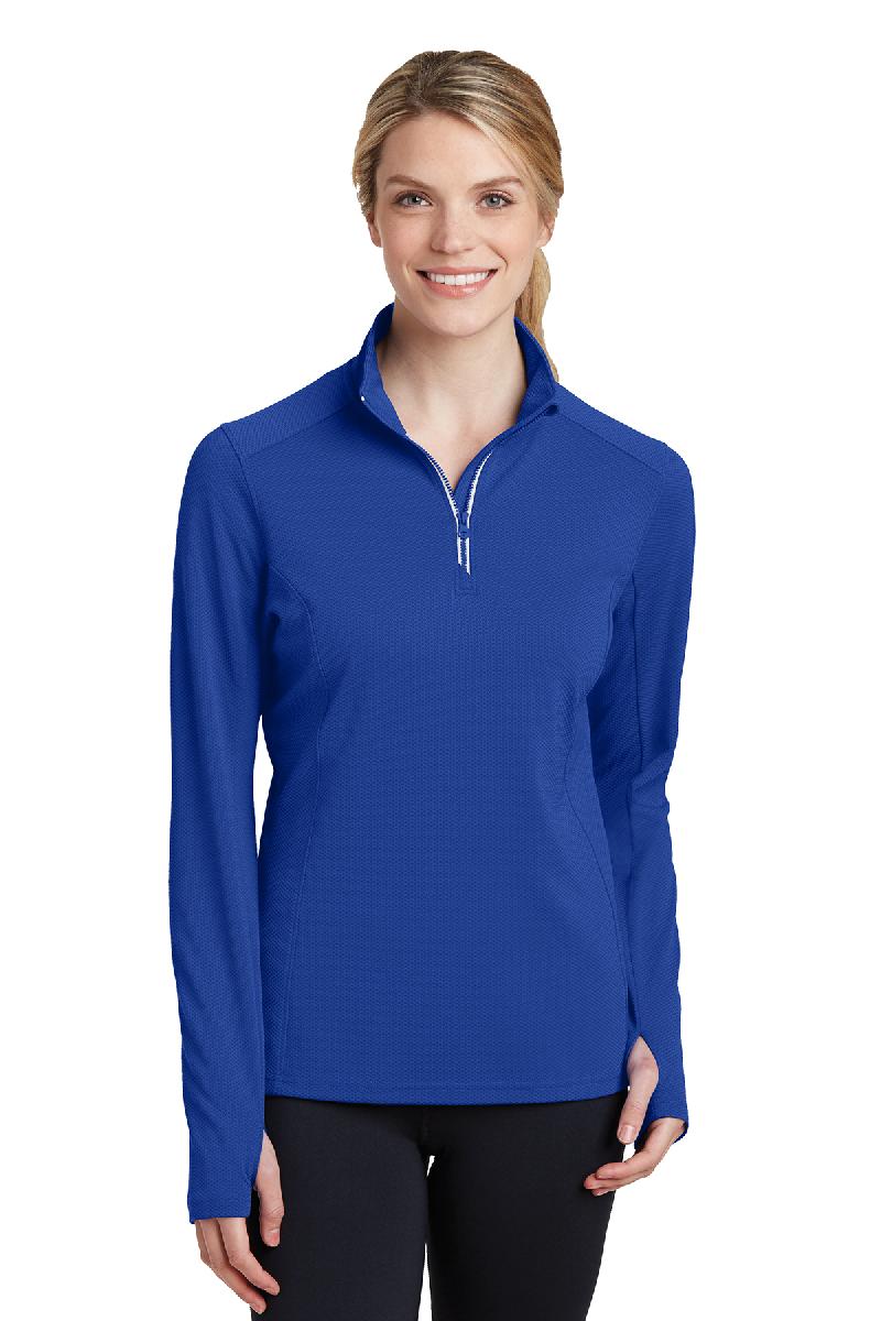 Sport-Tek ®  Sport-Wick ®  Textured 1/4-Zip Pullover.  LST860
