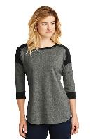 New Era  ®  Ladies Heritage Blend 3/4-Sleeve Baseball Raglan Tee. LNEA104