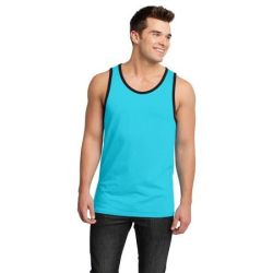 District ®  - Young Mens Cotton Ringer Tank DT1500