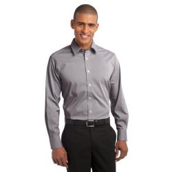 Port Authority ®  Fine Stripe Stretch Poplin Shirt. S647