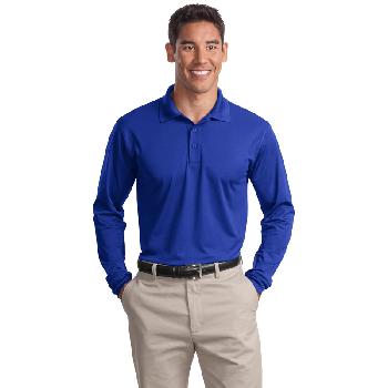 04 - Sport-Tek ®  Long Sleeve Micropique Sport-Wick ®  Polo. ST657