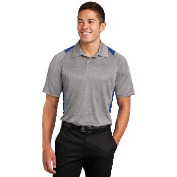 02 - Sport-Tek ®  Heather Colorblock Contender   Polo. ST665